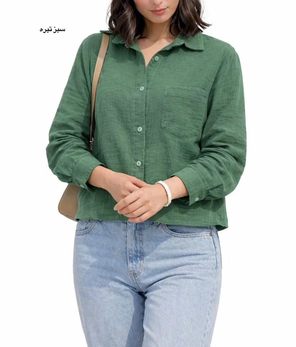 شومیز باکسی موسلین